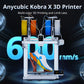 Anycubic Kobra X Multi-Colour 3D Printer, Easy Setup with Native 4-Color