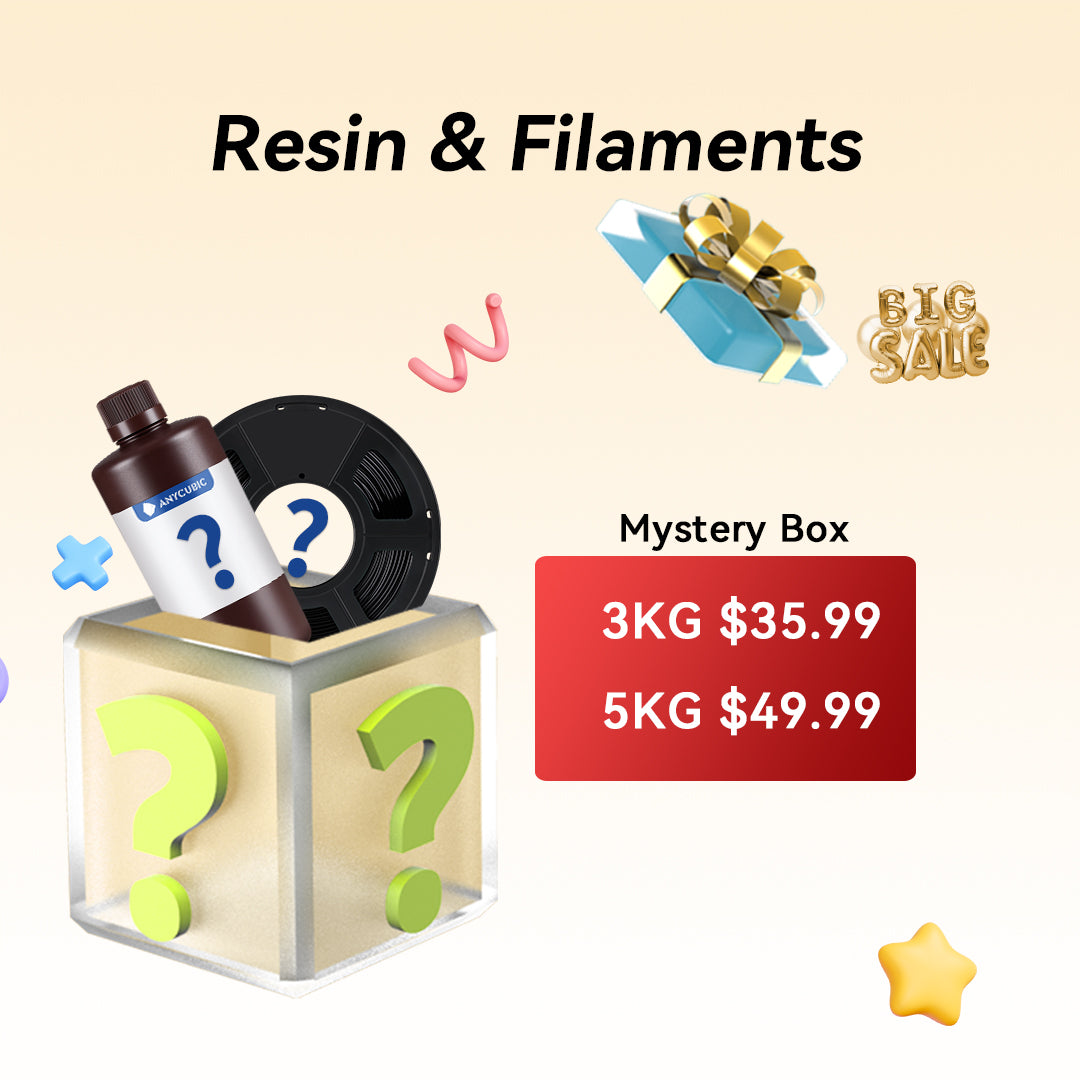 Anycubic Resin and Filament Mystery Box