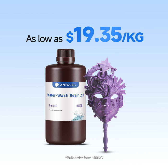 Water-Wash Resin 2.0 10-100kg Deals