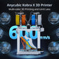 Anycubic Kobra X Multi-Colour 3D Printer, Easy Setup with Native 4-Color