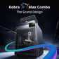 Anycubic Kobra S1 Max Combo 3D Printer, 600mm/s High-Speed, ACE 2 Pro Native 4-Color Expandable to 16, LeviQ 3.0 Auto Leveling, 350℃ Nozzle, 65℃ Heated Chamber CoreXY, Large Print Size 350x350x350mm
