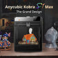 Anycubic Kobra S1 Max 3D Printer, Fully-Enclosed CoreXY with 65℃ Chamber, 350℃ Hotend for Engineering-Grade Filaments, Large 350mm³ Volume, 600mm/s High-Speed, AI Detection & Auto-Resume