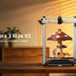 Anycubic Kobra 3 Max V2 3D Printer, Large Printing Volume, 600mm/s High-Speed Printing, Full-Metal Hotend 350℃, Auto-Leveling & AI Monitoring, Support Multicolor Needs ACE 2 Pro,420 x 420 x 500 mm