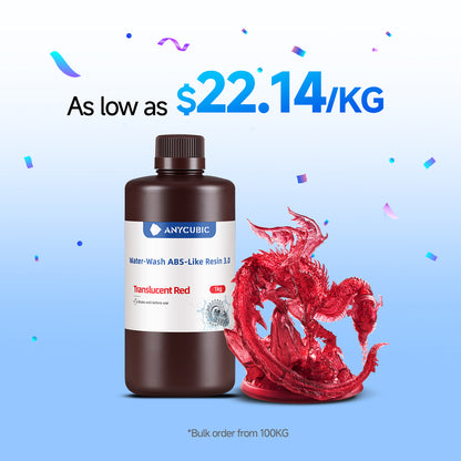 Water-Wash ABS-Like Resin 3.0 10-100kg Deals