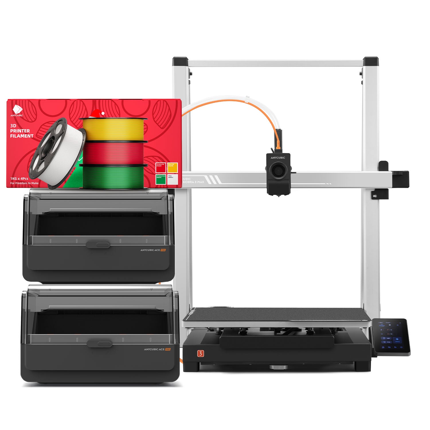 Kobra 3 Max Combo: The Largest Consumer-Grade Multicolor 3D