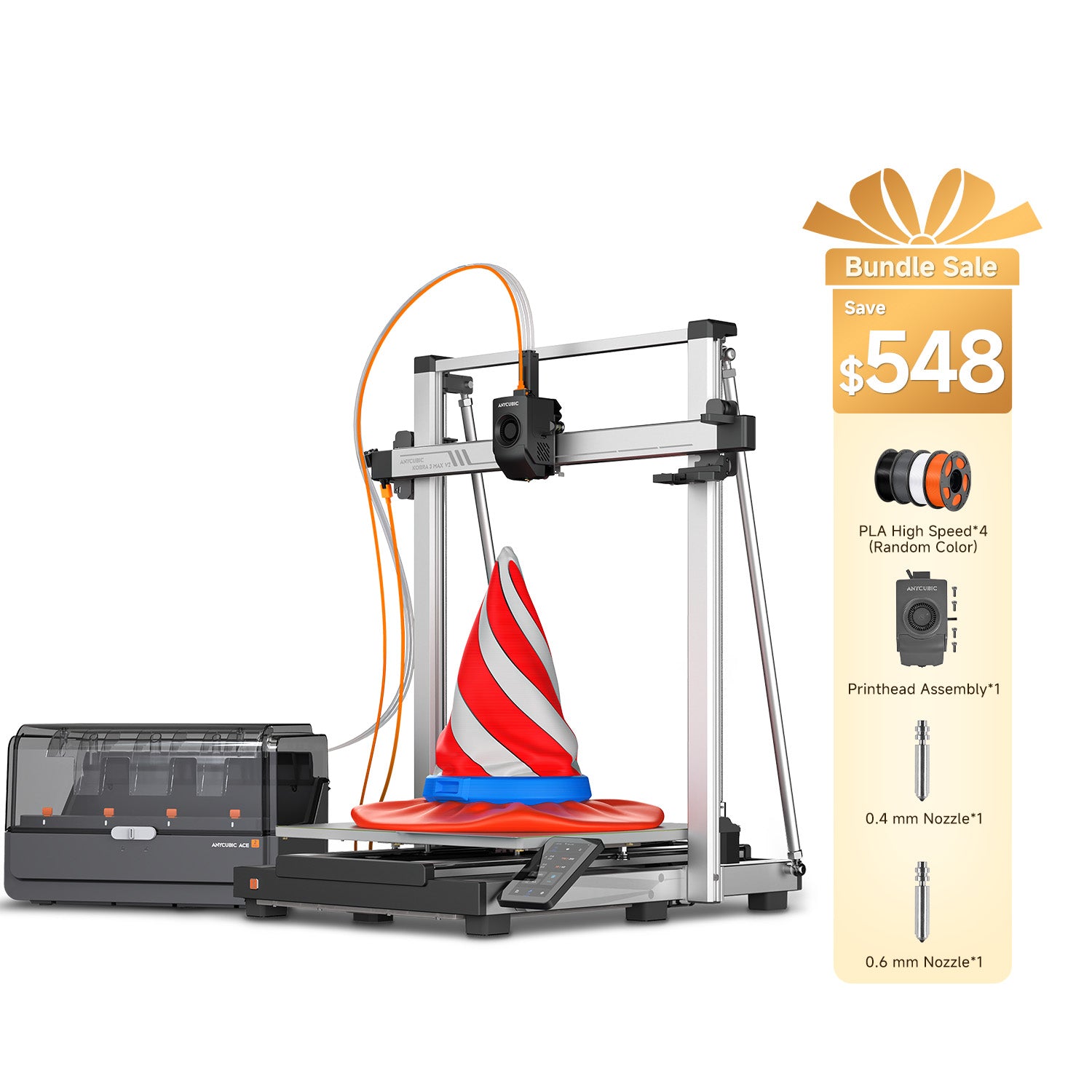 Anycubic Kobra 3 Max V2 Combo All-in-One Bundle