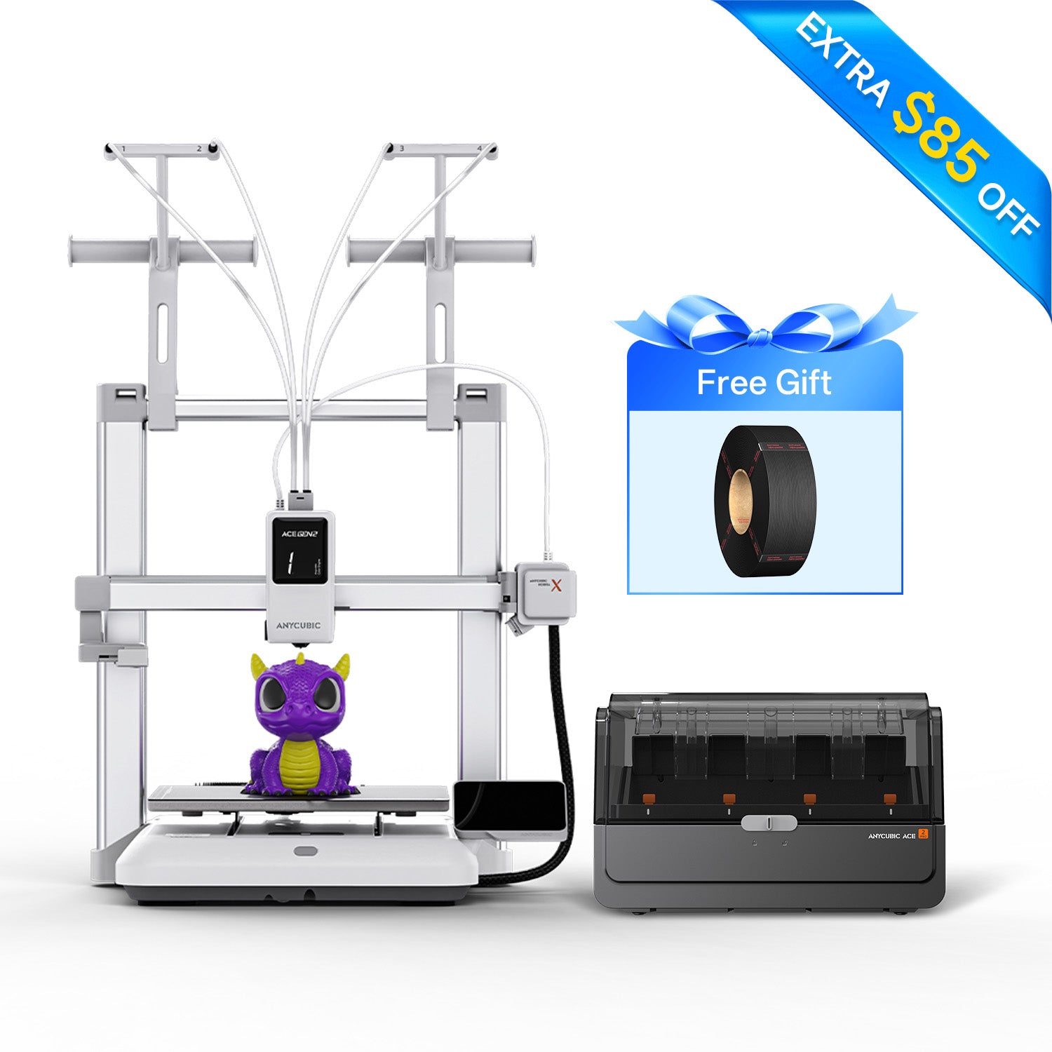 Anycubic Kobra X 3D Printer: Ultimate Multi-Color Printing