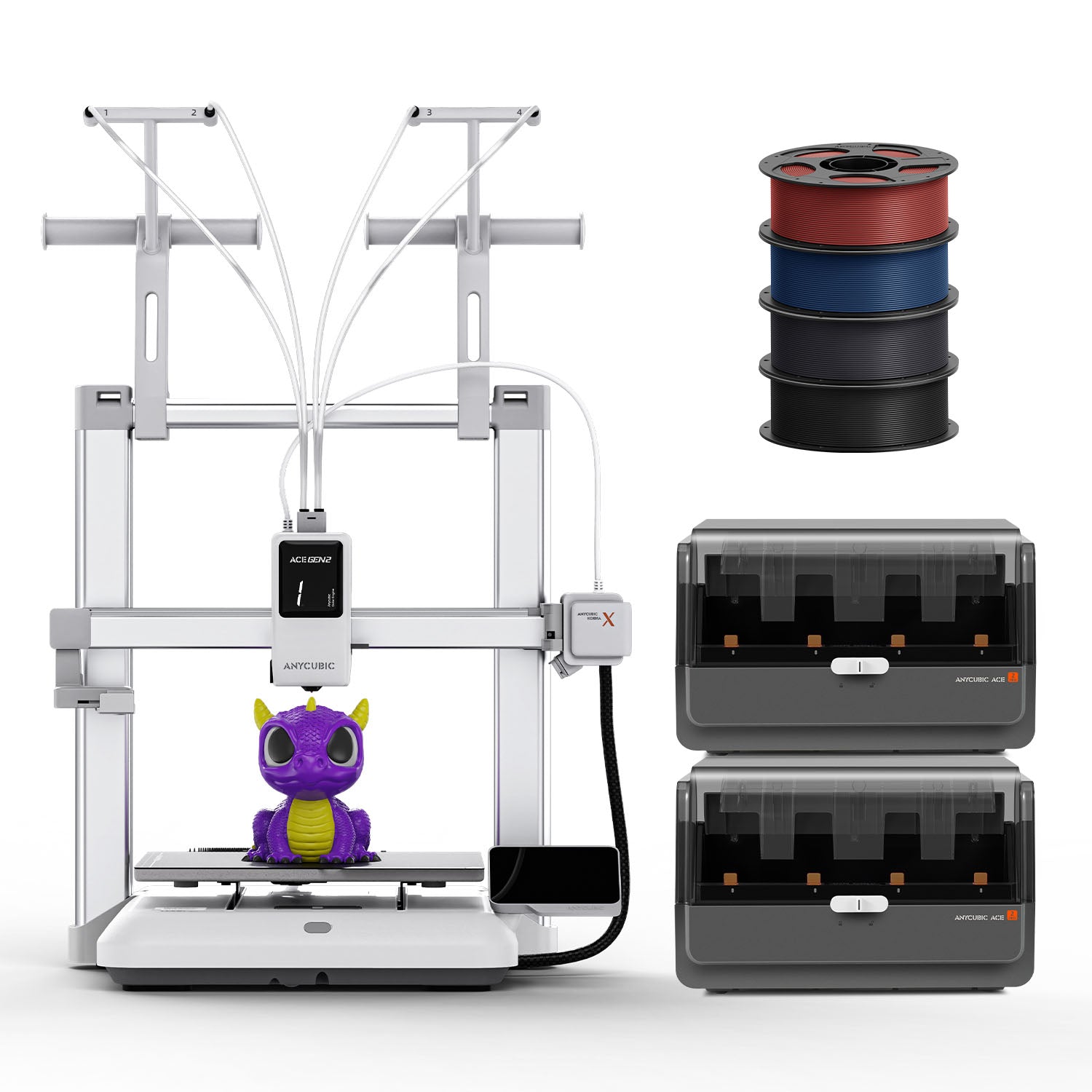Anycubic Kobra X 3D Printer: Ultimate Multi-Color Printing