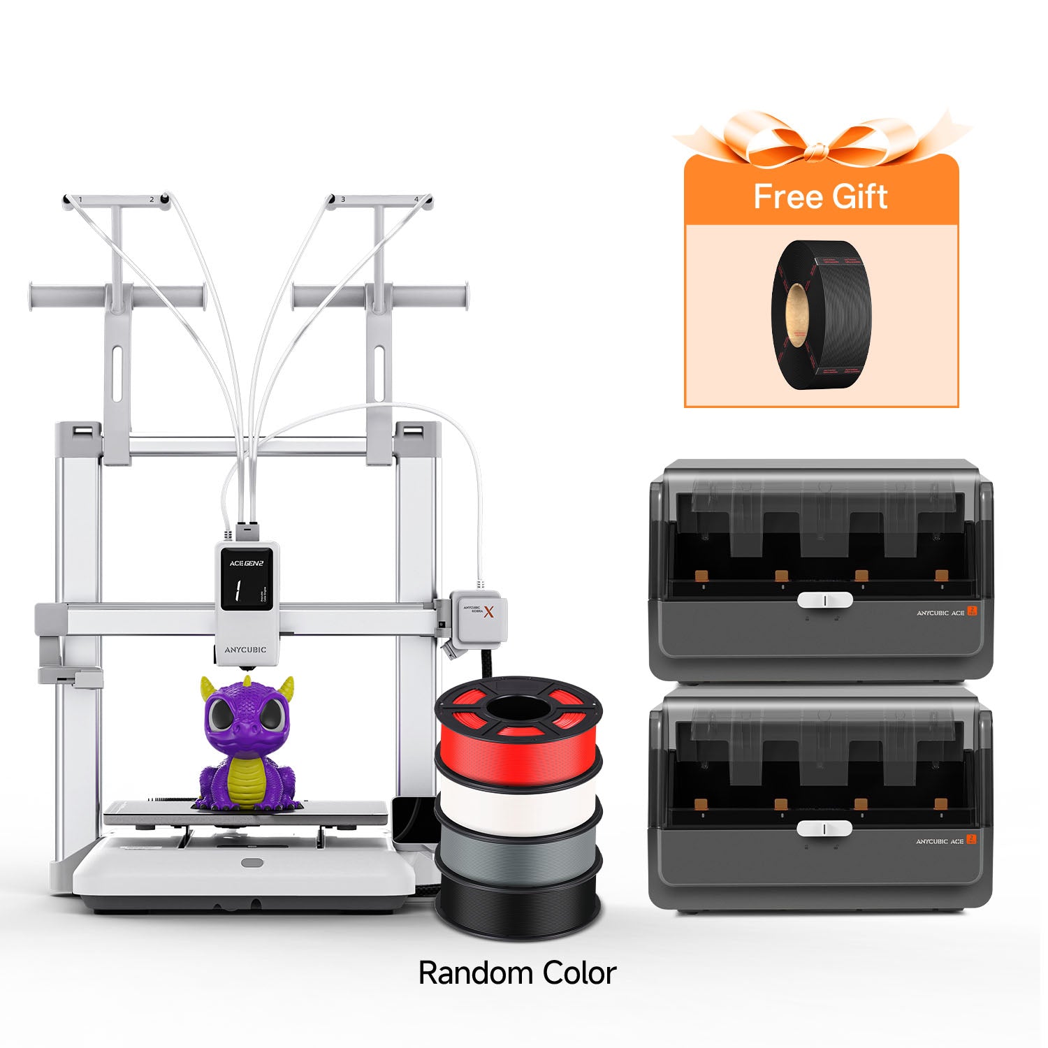 Anycubic Kobra X 3D Printer: Ultimate Multi-Color Printing
