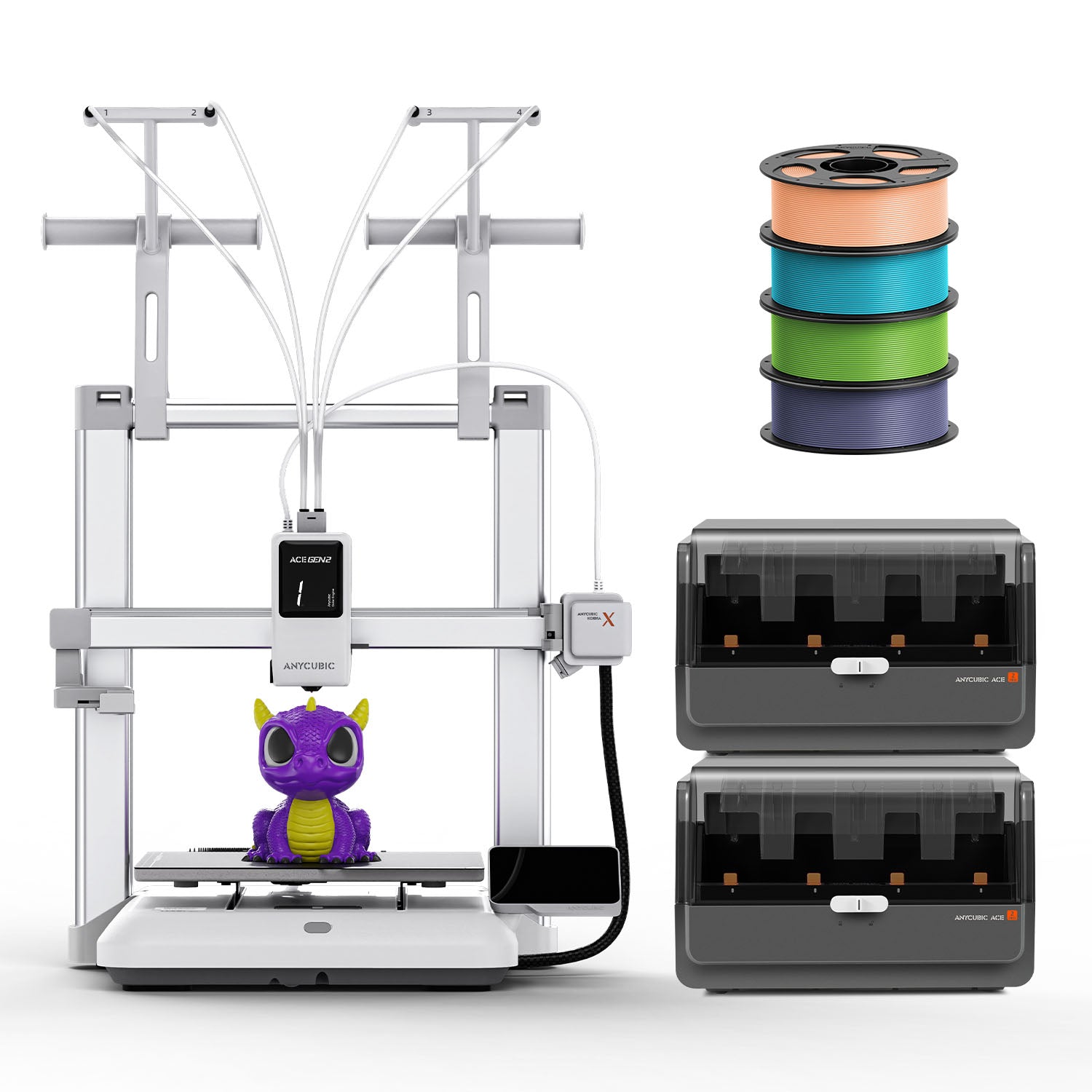 Anycubic Kobra X 3D Printer: Ultimate Multi-Color Printing