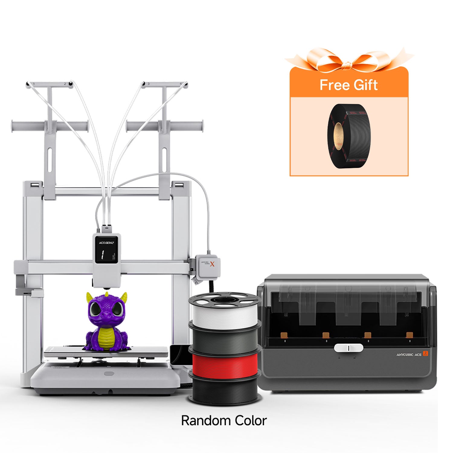 Anycubic Kobra X 3D Printer: Ultimate Multi-Color Printing