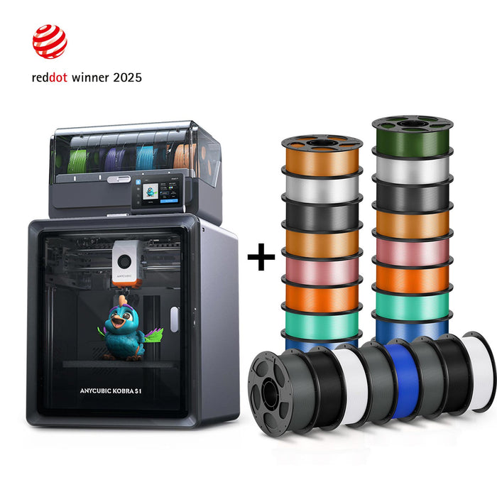 Anycubic Kobra S1 Combo 24 Rolls Filament with Free Shipping