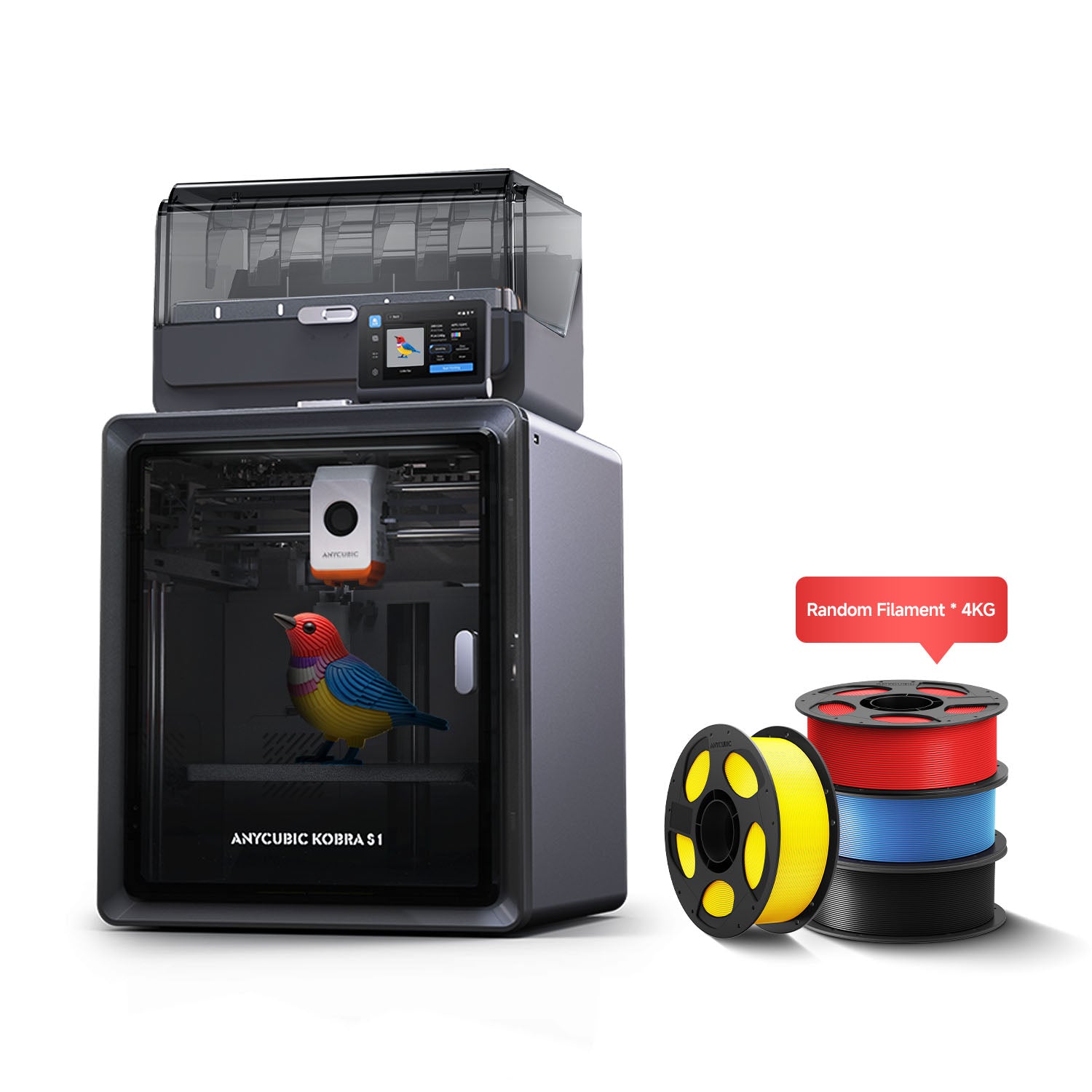 Anycubic Kobra S1 Combo: Affordable Multicolour 3D Printing