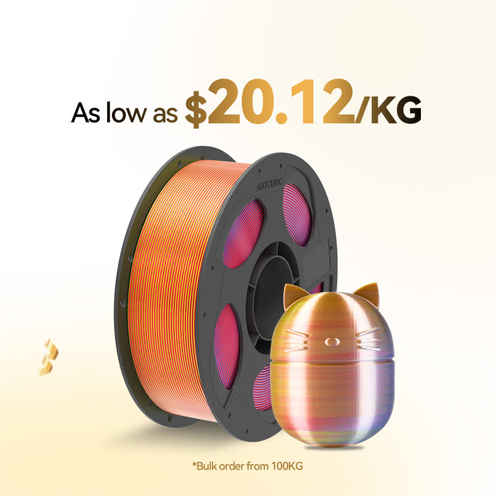PLA Silk Dual/Tri-Color 10-100kg Deals
