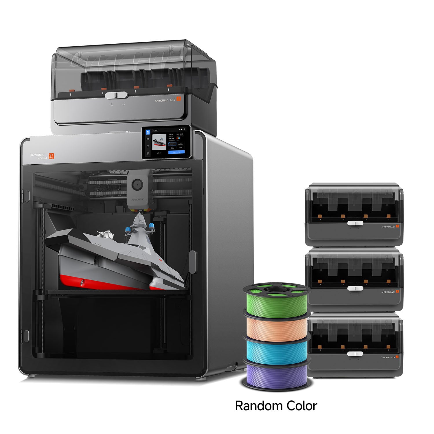 Kobra S1 Max Combo: Large Format 16-Color 3D Printer