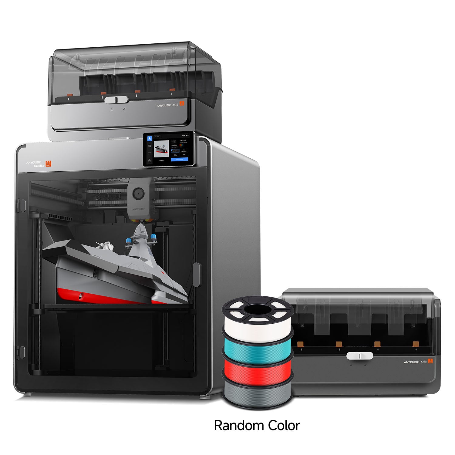 Kobra S1 Max Combo: Large Format 16-Color 3D Printer