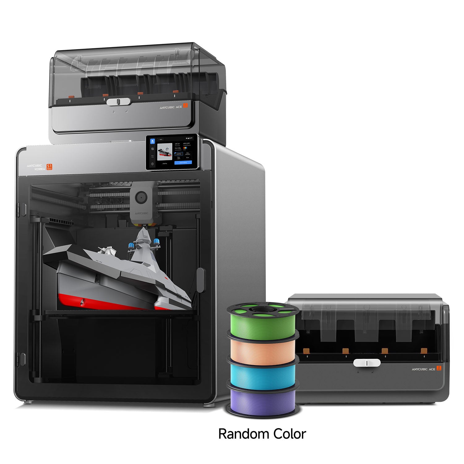 Kobra S1 Max Combo: Large Format 16-Color 3D Printer