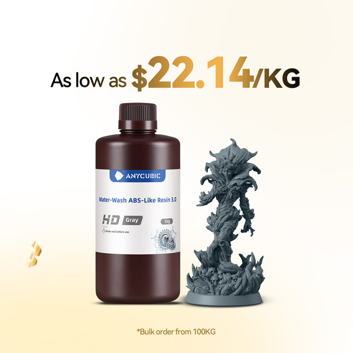 Water-Wash ABS-Like Resin 3.0 10-100kg Deals