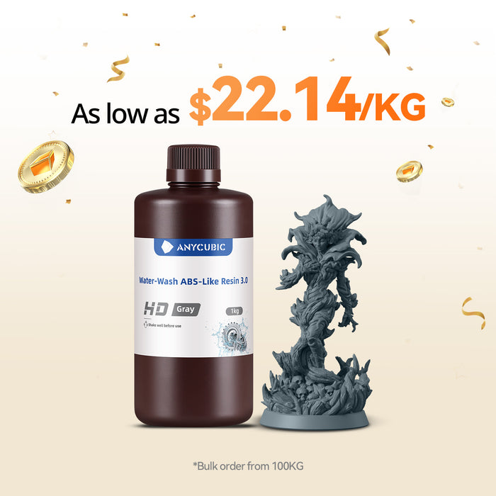 Water-Wash ABS-Like Resin 3.0 10-100kg Deals