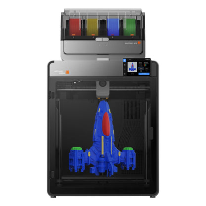 Anycubic Kobra S1 Max Combo 3D Printer, 600mm/s High-Speed, ACE 2 Pro Native 4-Color Expandable to 16, LeviQ 3.0 Auto Leveling, 350℃ Nozzle, 65℃ Heated Chamber CoreXY, Large Print Size 350x350x350mm