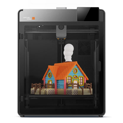 Anycubic Kobra S1 Max 3D Printer, Fully-Enclosed CoreXY with 65℃ Chamber, 350℃ Hotend for Engineering-Grade Filaments, Large 350mm³ Volume, 600mm/s High-Speed, AI Detection & Auto-Resume