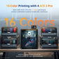 ANYCUBIC Kobra S1 ACE 2 Pro Combo Multi-Color 3D Printer, Up to 16-Color Printing, Fully Enclosed CoreXY, 600 mm/s High Speed, 320°C Hotend & Auto Leveling, Filament Drying, 250×250×250 mm³