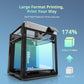 Anycubic Kobra S1 Max 3D Printer Only, Support Multi-Color 3D Printing,350℃ Hotend for Engineering-Grade Filaments, 600mm/s High-Speed, AI Detection & Auto-Resume, Large 350x350x350mm³ Print Volume