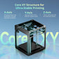 Anycubic Kobra S1 Max 3D Printer Only, Support Multi-Color 3D Printing,350℃ Hotend for Engineering-Grade Filaments, 600mm/s High-Speed, AI Detection & Auto-Resume, Large 350x350x350mm³ Print Volume