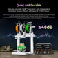 Anycubic Kobra X Combo 3D Printer with Built-in 7-Color Printing, 2X Faster & Saves Filament, ACE GEN 2 Multi-Material System, Auto-Leveling & AI Detection, 600mm/s High Speed Printing, 260x260x260mm