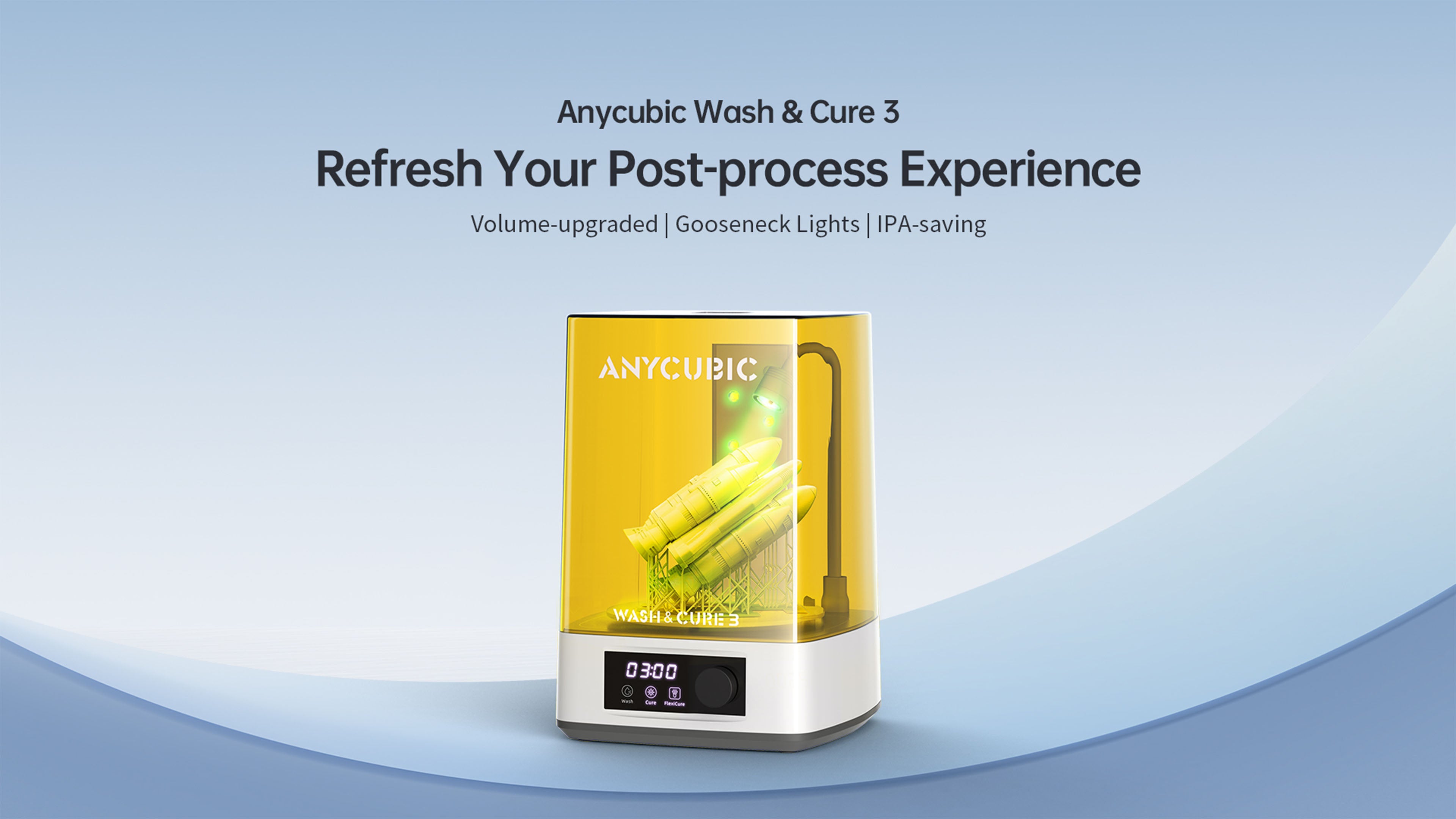 Anycubic Wash & Cure 3: Refresh Your Post-Process Experience